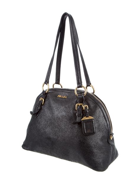 domed prada pouch